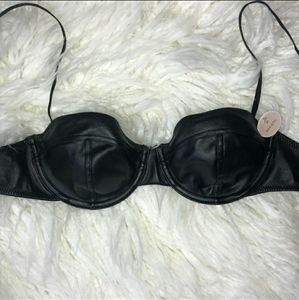 Leather Bralette
